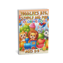 Toddler's Big, Simple, and Fun Coloring Book (Ages 1-3)